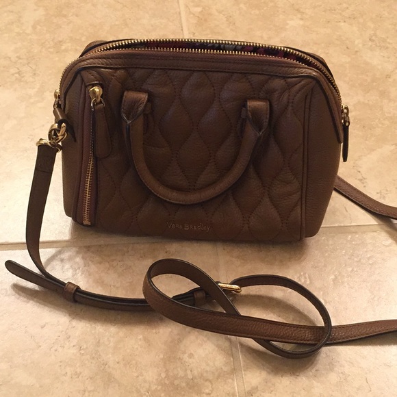 Vera Bradley Handbags - Vera Bradley Quilted Leather Mini Marlo